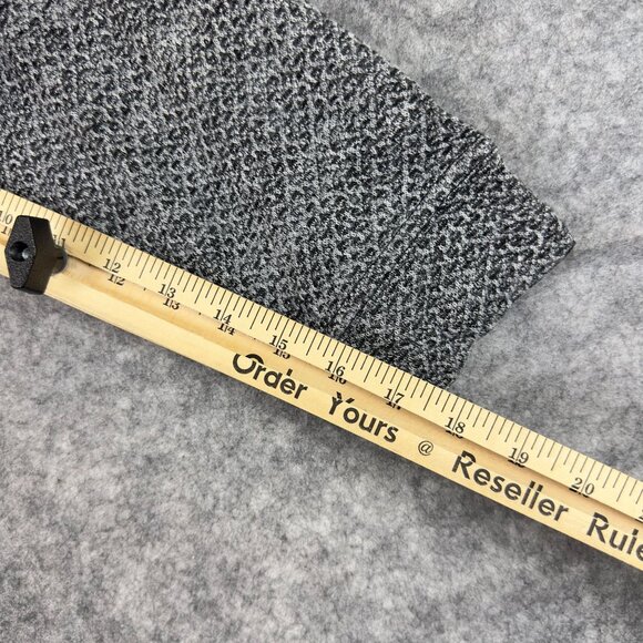 Giorgio Danieli Sweater Men L Gray Heather 1/4 Zip Long Sleeve Made In Italy - Picture 8 of 8